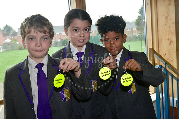 Be Bright Be Seen tags at The Donald Bailey Academy