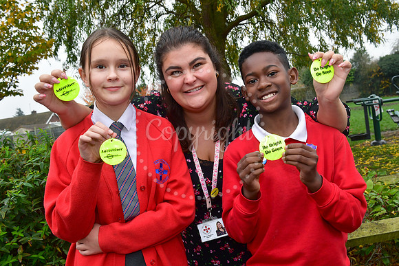 Be Bright Be Seen tags at Holy Trinity School