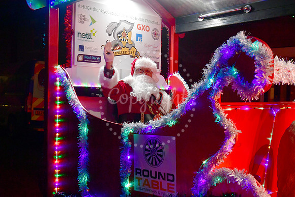 Newark Round Table Santa Sleigh