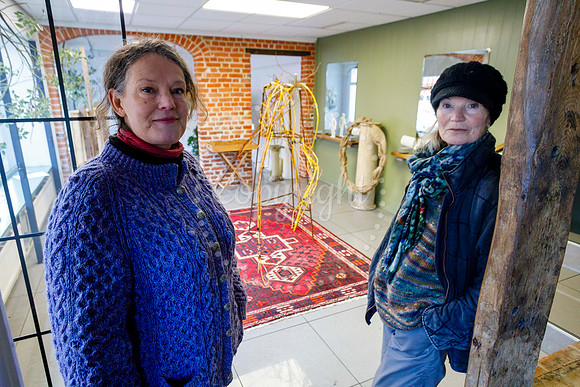 Pop-up art exhibition brings colour to an empty shop unit in Dis