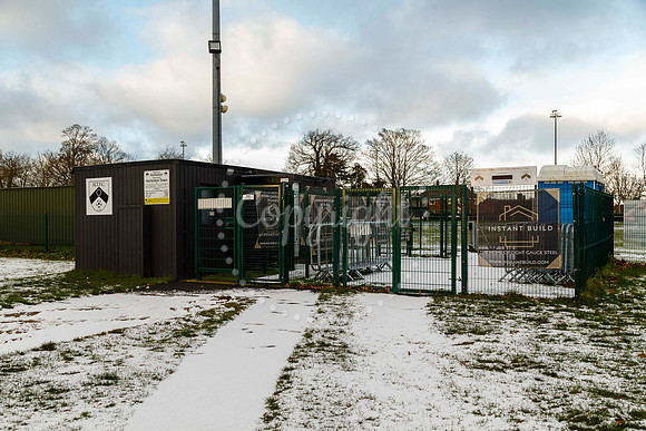 Harleston v Woodbridge match abandoned due to a frozen pitch