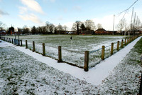 Harleston v Woodbridge match abandoned due to a frozen pitch