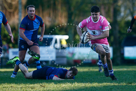 Rugby action from Diss v Fakenham