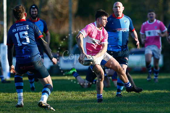Rugby action from Diss v Fakenham