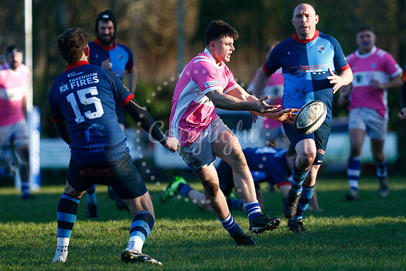 Rugby action from Diss v Fakenham