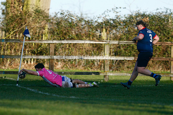 Rugby action from Diss v Fakenham
