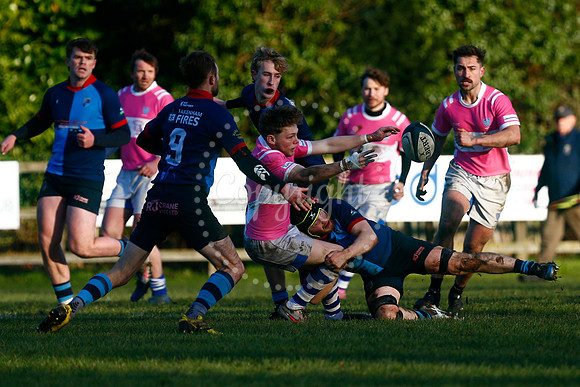 Rugby action from Diss v Fakenham