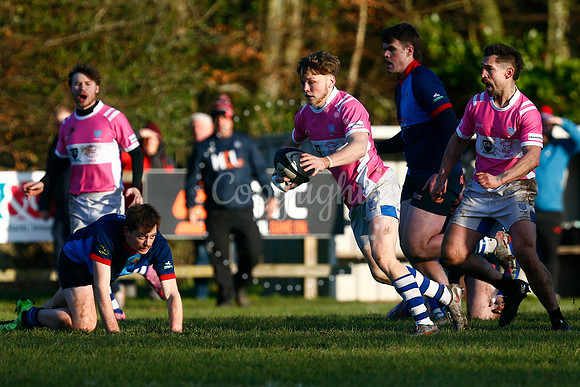 Rugby action from Diss v Fakenham