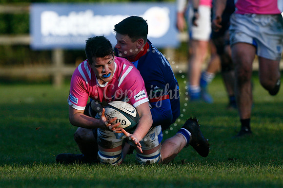Rugby action from Diss v Fakenham