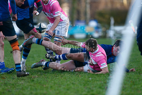 Rugby action from Diss v Fakenham