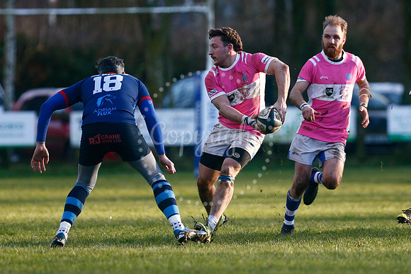 Rugby action from Diss v Fakenham