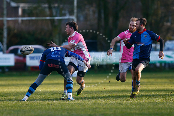 Rugby action from Diss v Fakenham