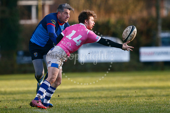 Rugby action from Diss v Fakenham