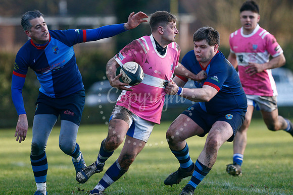 Rugby action from Diss v Fakenham