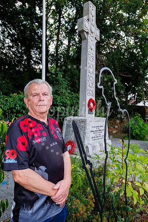 Terry Pegg Branch secretary of the Harleston Royal British Legio