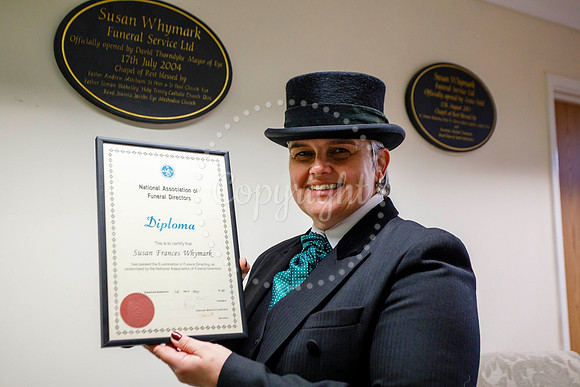 Susan Whymark 30 Years in Funeral Service