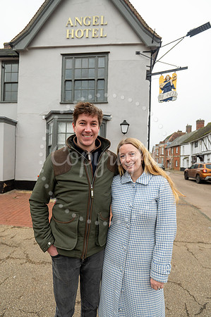 SFP The Angel Hotel, Market Place, Lavenham,Charles and Harriet