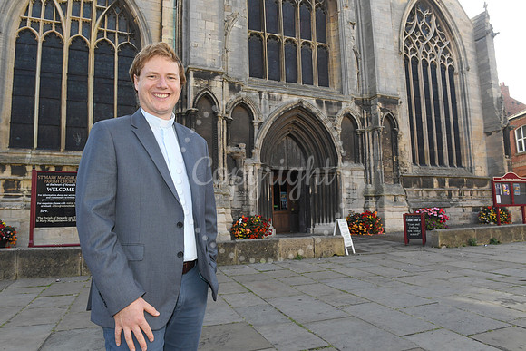 New vicar of St Mary Magdalene Church, Newark.