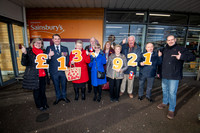 NJ Sainsbury’s MildenhallPoppy Appeal cheque presentation to