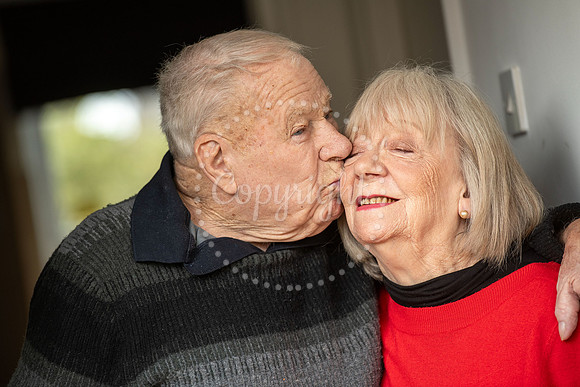 BFP Thompson Walk, Bury St Edmunds,Brian Davies, 98, and Margar
