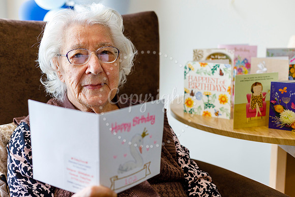 Marie Still of the Hartismere Place Care Home who has celebrated