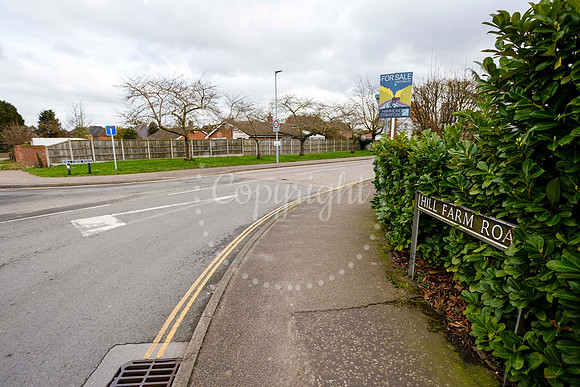 Hill Farm Road in Long Stratton
