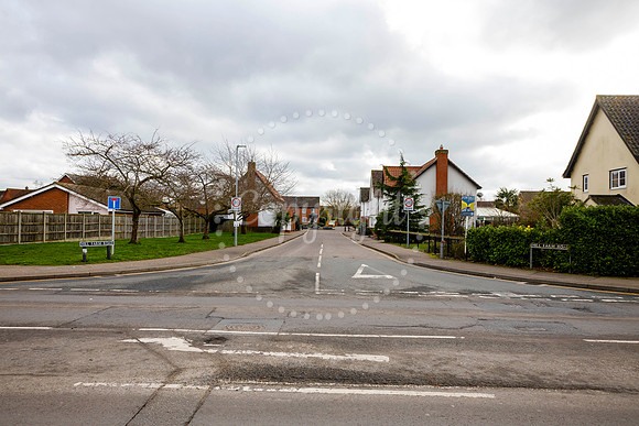 Hill Farm Road in Long Stratton