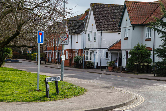 Hill Farm Road in Long Stratton