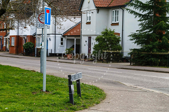 Hill Farm Road in Long Stratton