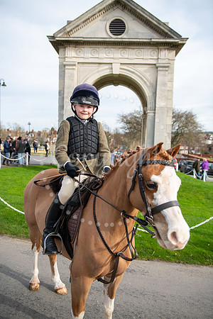 NJ Tattersalls Newmarket Thurlow Hounds meet.Picture by Mark Wes
