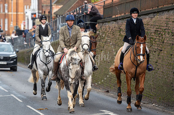 NJ Tattersalls Newmarket Thurlow Hounds meet.Picture by Mark Wes