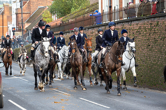 NJ Tattersalls Newmarket Thurlow Hounds meet.Picture by Mark Wes