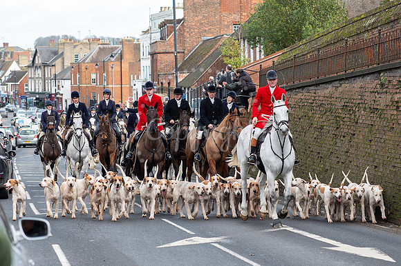NJ Tattersalls Newmarket Thurlow Hounds meet.Picture by Mark Wes