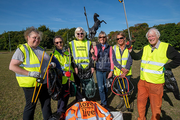 Rubbish Friends litter picking group will have been tidying up s