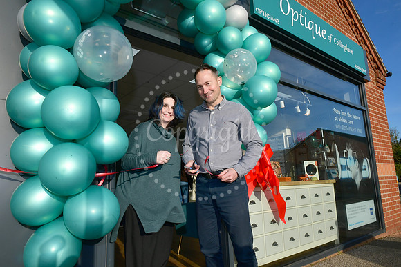 Optique opticians, opening day