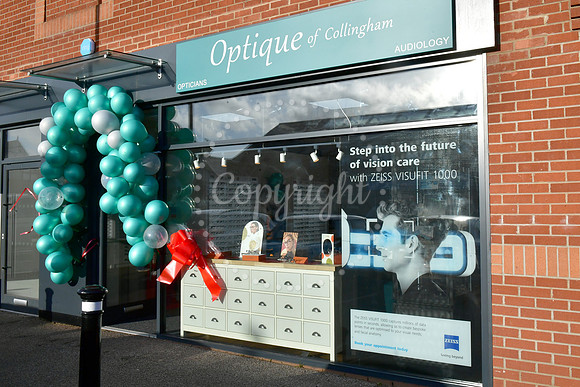 Optique opticians, opening day