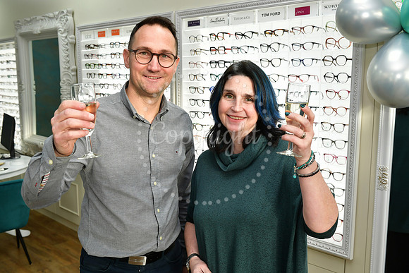 Optique opticians, opening day