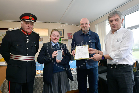Gratham Rivercare volunteers presented with King's Award