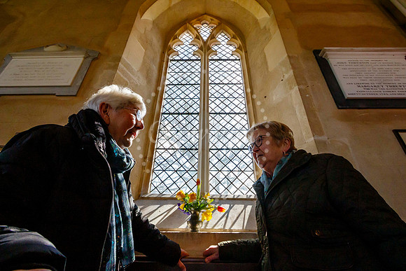 St Marys Church, Market Weston window restoration