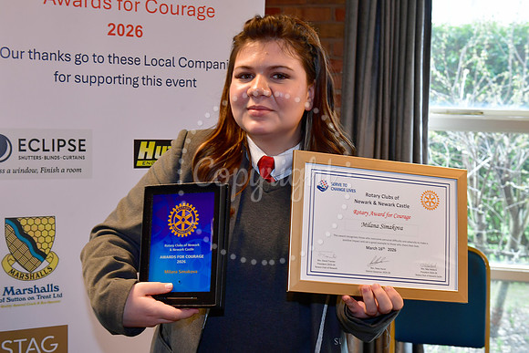 The Rotary Club of Newark and Newark Castle, Children of Courage