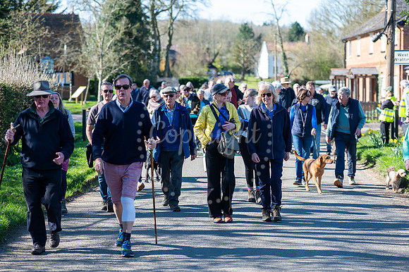 NJ Weston Colville Reading RoomVillagers march in protest at Ki