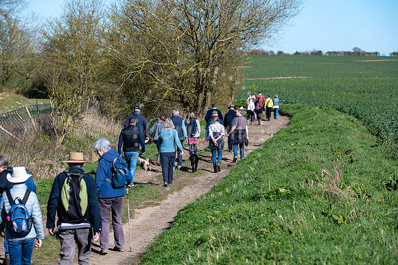 NJ Weston Colville Reading RoomVillagers march in protest at Ki