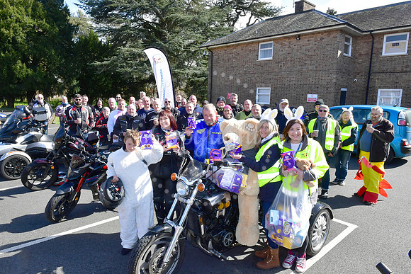 For The Ride UK deliver Easter Eggs to Children's Bereavement Ce