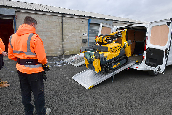 New domolition robot at Biison Construction