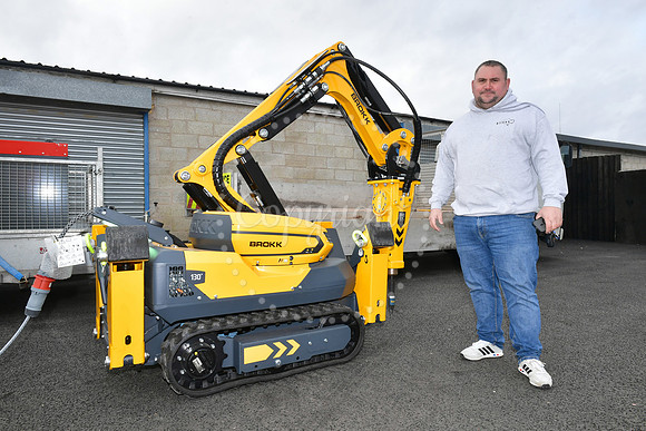 New domolition robot at Biison Construction