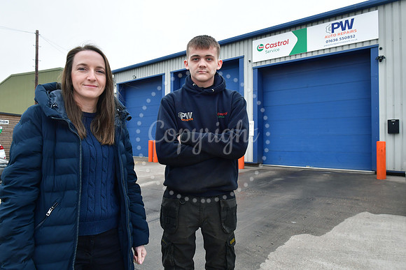 College student at PW Auto Repairs
