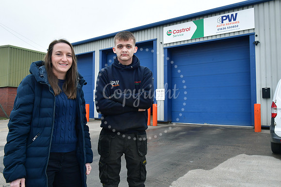 College student at PW Auto Repairs