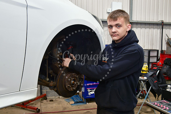 College student at PW Auto Repairs