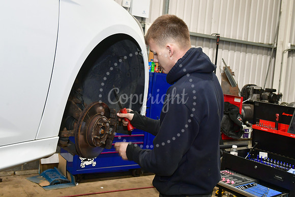 College student at PW Auto Repairs