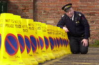 Donation of traffic cones